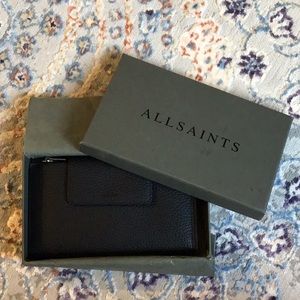 NWT All Saints Leather Wallet